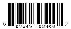 UPC barcode number 698545934067