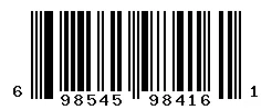 698545984161 barcode
