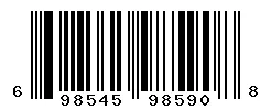 698545985908 barcode