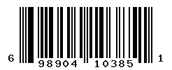 698904103851 barcode
