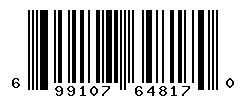 UPC barcode number 699107648170