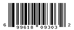 UPC barcode number 699618093032