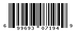 upc 699693071949 barcode image