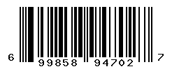 upc 699858947027 barcode image