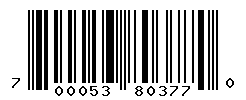 upc 700053803770 barcode image