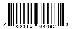 UPC barcode number 700115644631