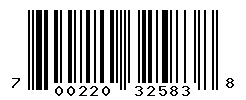 upc 700220325838 barcode image