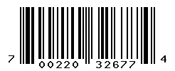 UPC barcode 700220326774