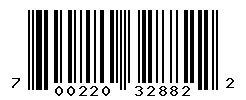 UPC barcode 700220328822