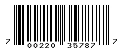 UPC barcode 700220357877