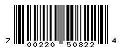 UPC barcode number 700220508224