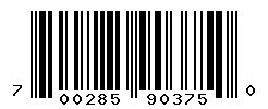 UPC barcode number 700285903750