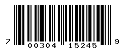 UPC barcode number 700304152459