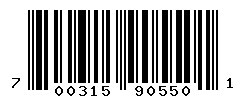 UPC barcode number 700315905501