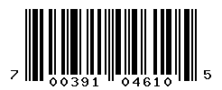 upc 700391046105 barcode image