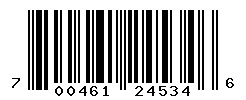UPC barcode number 700461245346