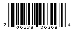 UPC barcode number 700538203064