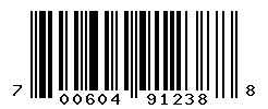 UPC barcode number 700604912388