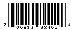 UPC barcode number 700613824054