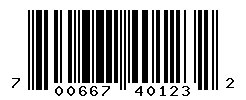 UPC barcode number 700667401232