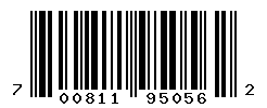 UPC barcode number 700811950562