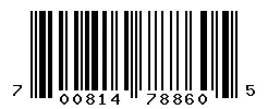 700814788605 barcode