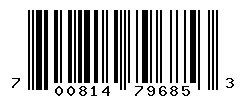 700814796853 barcode