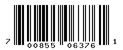 upc 700855063761 barcode image
