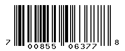 upc 700855063778 barcode image