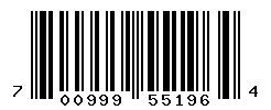 700999551964 barcode