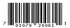 upc 701079200611 barcode image