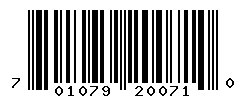 upc 701079200710 barcode image