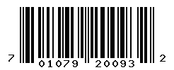UPC barcode number 701079200932