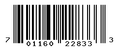 UPC barcode number 701160228333