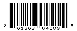 UPC 701203645899 barcode image