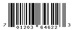 UPC barcode 701203646223