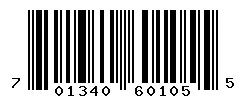 UPC 701340601055 barcode image