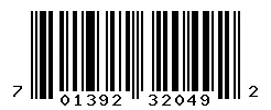 UPC barcode 701392320492