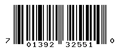 UPC barcode 701392325510