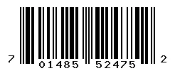 UPC 701485524752 barcode image