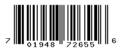 upc 701948726556 barcode image