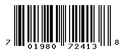 UPC barcode number 701980724138