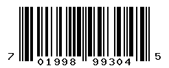 UPC barcode number 701998993045