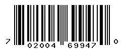 UPC barcode 702004699470