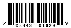 UPC barcode number 702443916299