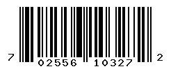 upc 702556103272 barcode image
