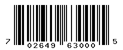 upc 702649630005 barcode image