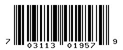 UPC barcode number 703113019579