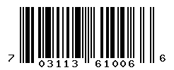 UPC barcode number 703113610066