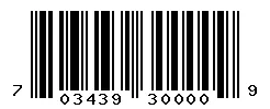 UPC barcode 703439300009